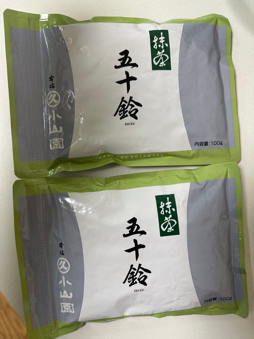 丸久小山園 抹茶　 五十鈴 100g 2袋