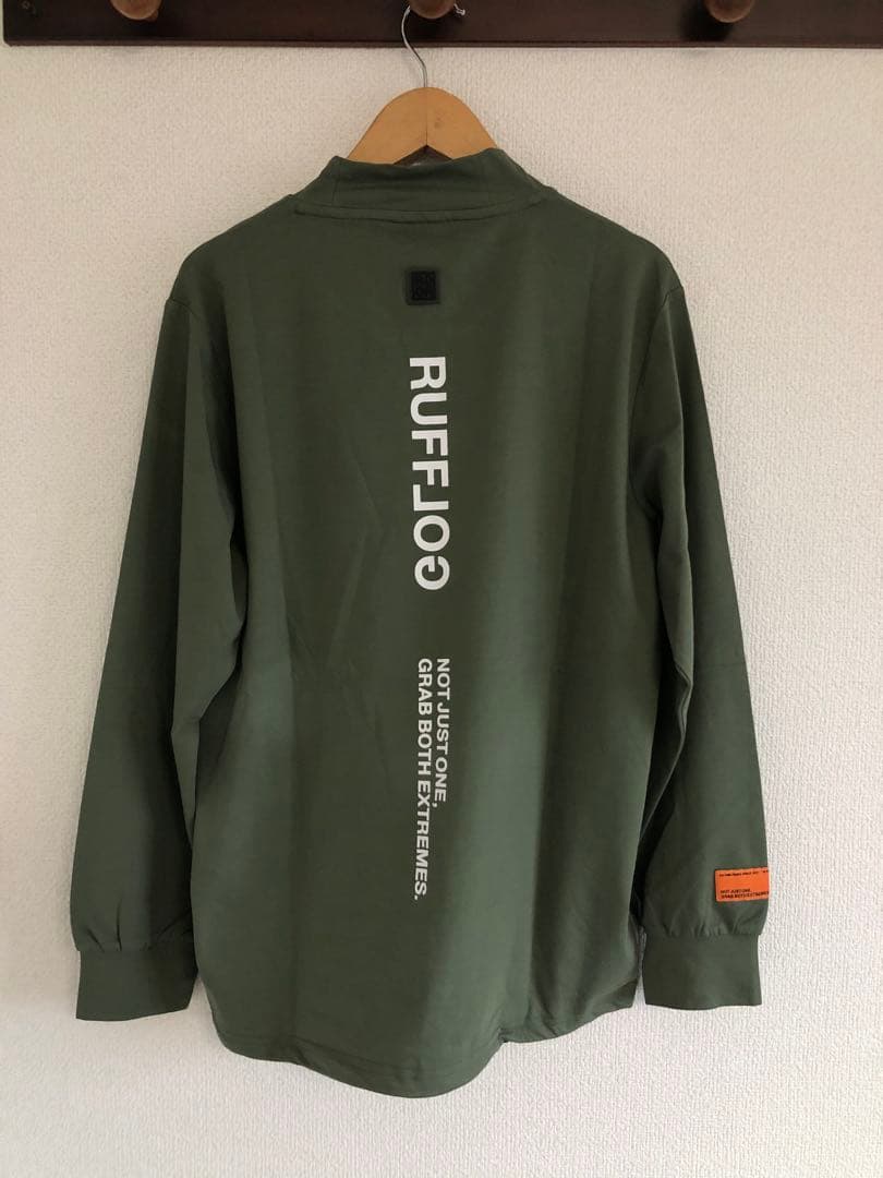 RUFFLOG MOCK NECK KHAKI ラフロッグ　サイズL