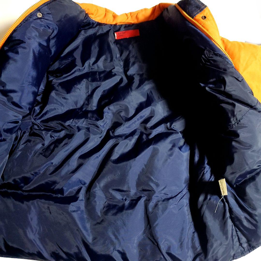 Levi's　RED TAB　オレンジ 濃紺 デニム　ダウンジャケット