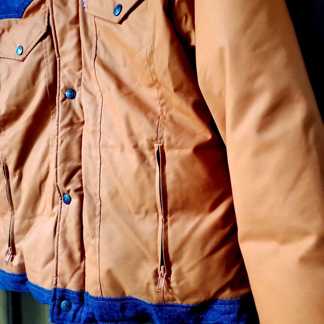 Levi's　RED TAB　オレンジ 濃紺 デニム　ダウンジャケット