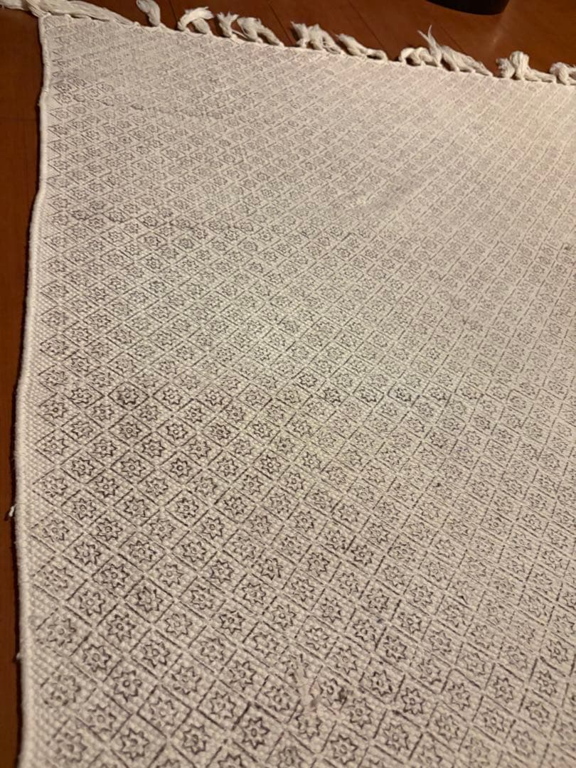 ZARA  ラグ　ベージュ/グレ (200 x 160)