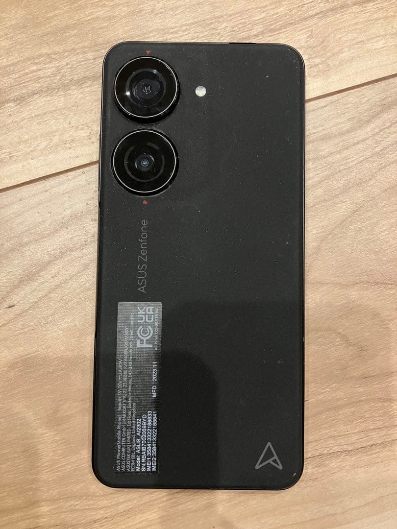 ASUS Zenfone 10ブラック 本体