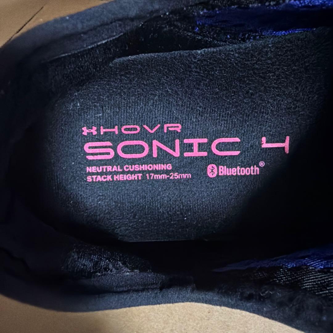 （美品）アンダーアーマー ホバーソニック 4 WEB限定 25.5cm