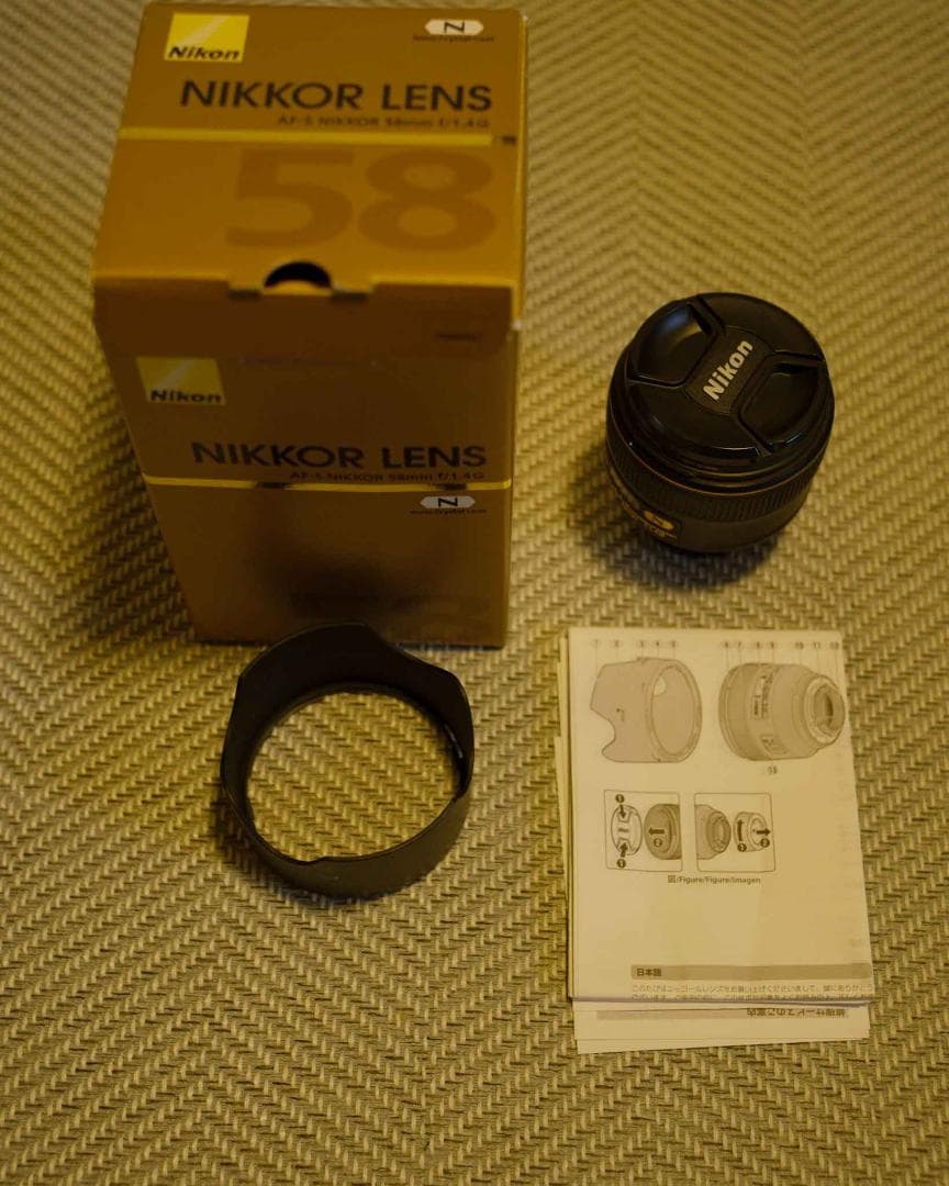 レンズ(単焦点) AF-S NIKKOR 58mm F1.4G