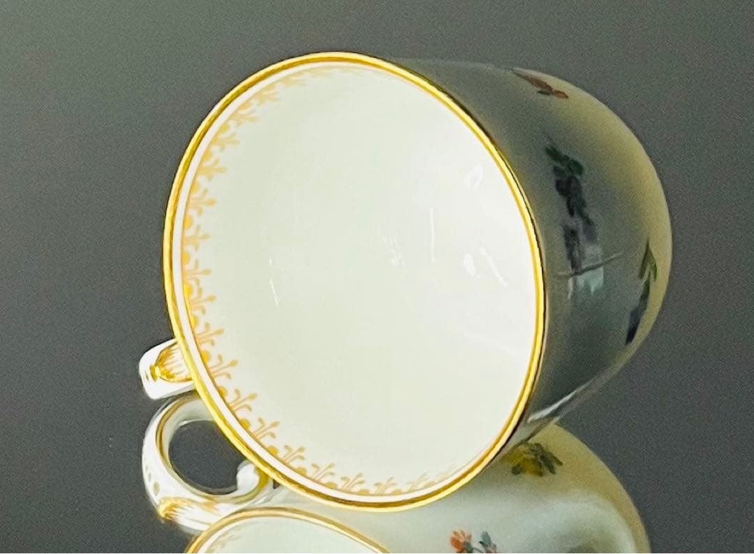 Meissen マイセン/※珍品 1級品 Aカンテ 散らし小花　カップ＆ソーサー