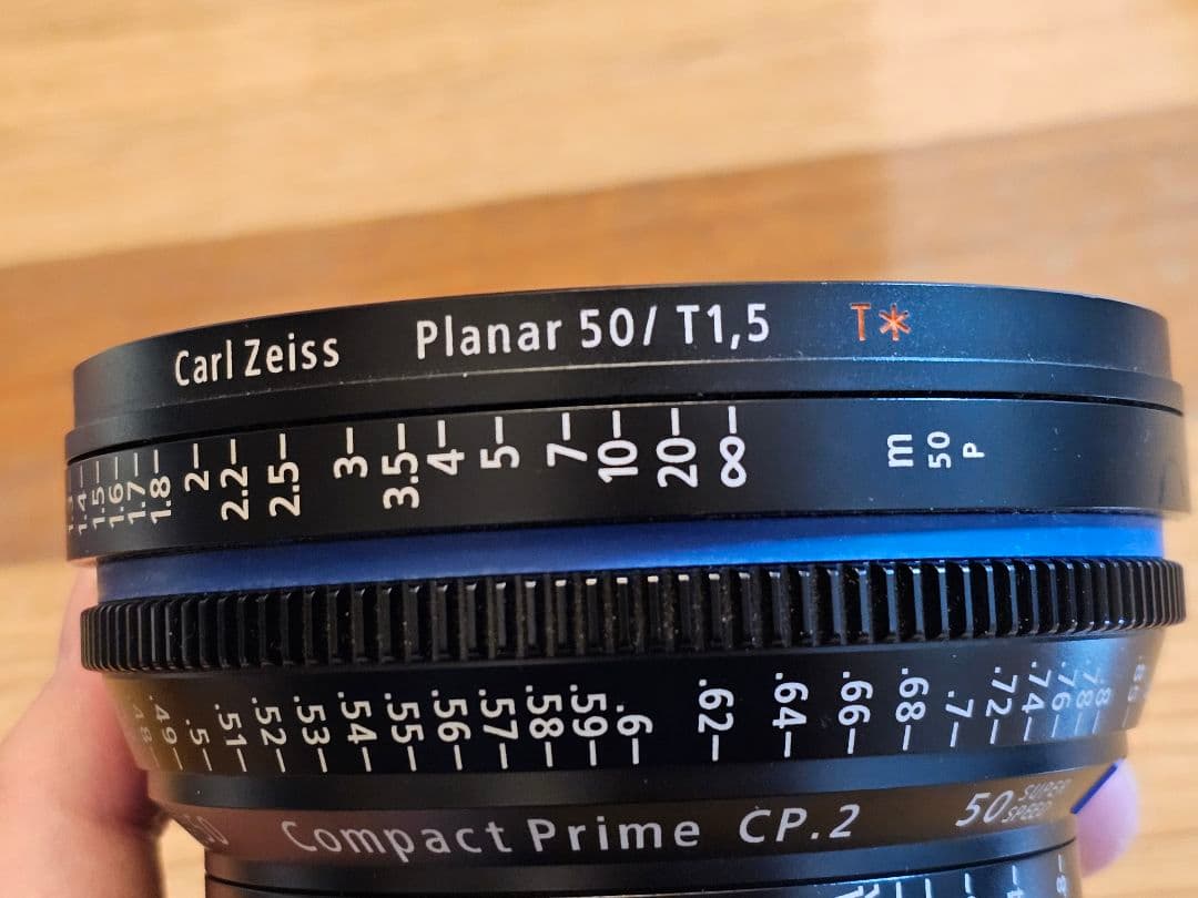 Carl Zeiss CP.2 cp2 50mm T1.5 動画シネマレンズ