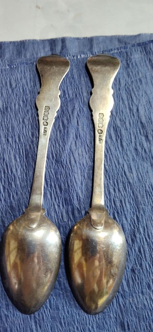 アンティークシルバースプーン2本