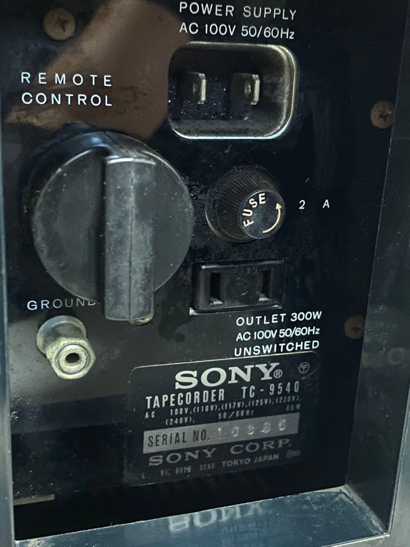 SONY オープンリールデッキ TC-9540 4チャンネル　テープレコーダー
