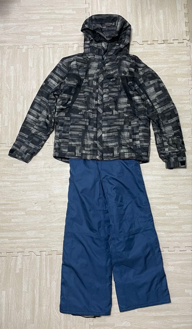 【VAXPOT】スキースノーボードウェア上下セット Lサイズ ネイビー/ブラック
