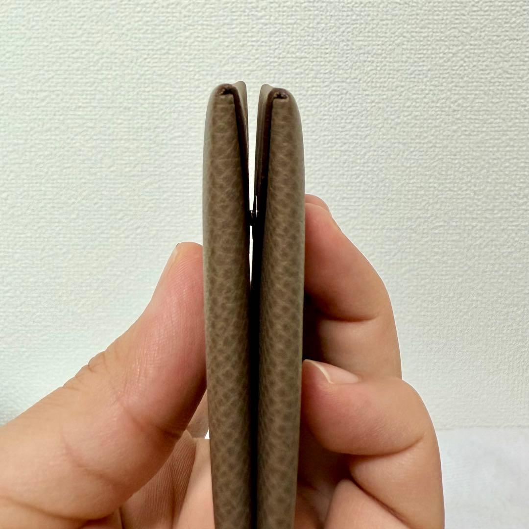 エルメス カルヴィ カードケース 名刺入れ エトゥープ