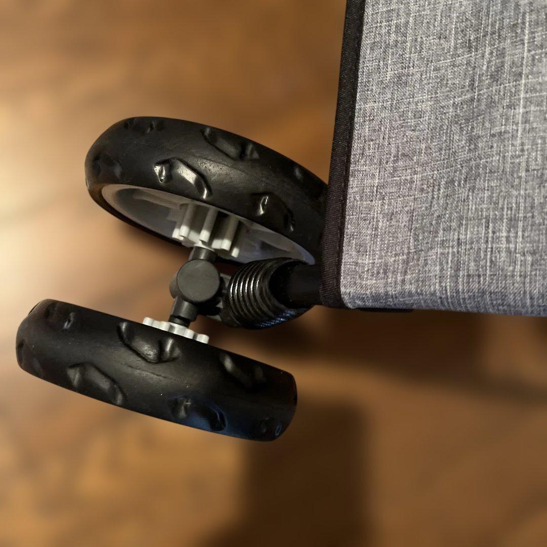 分離型ペットカート取り外し可能 ペット用ベビーカー　グレー　バギー