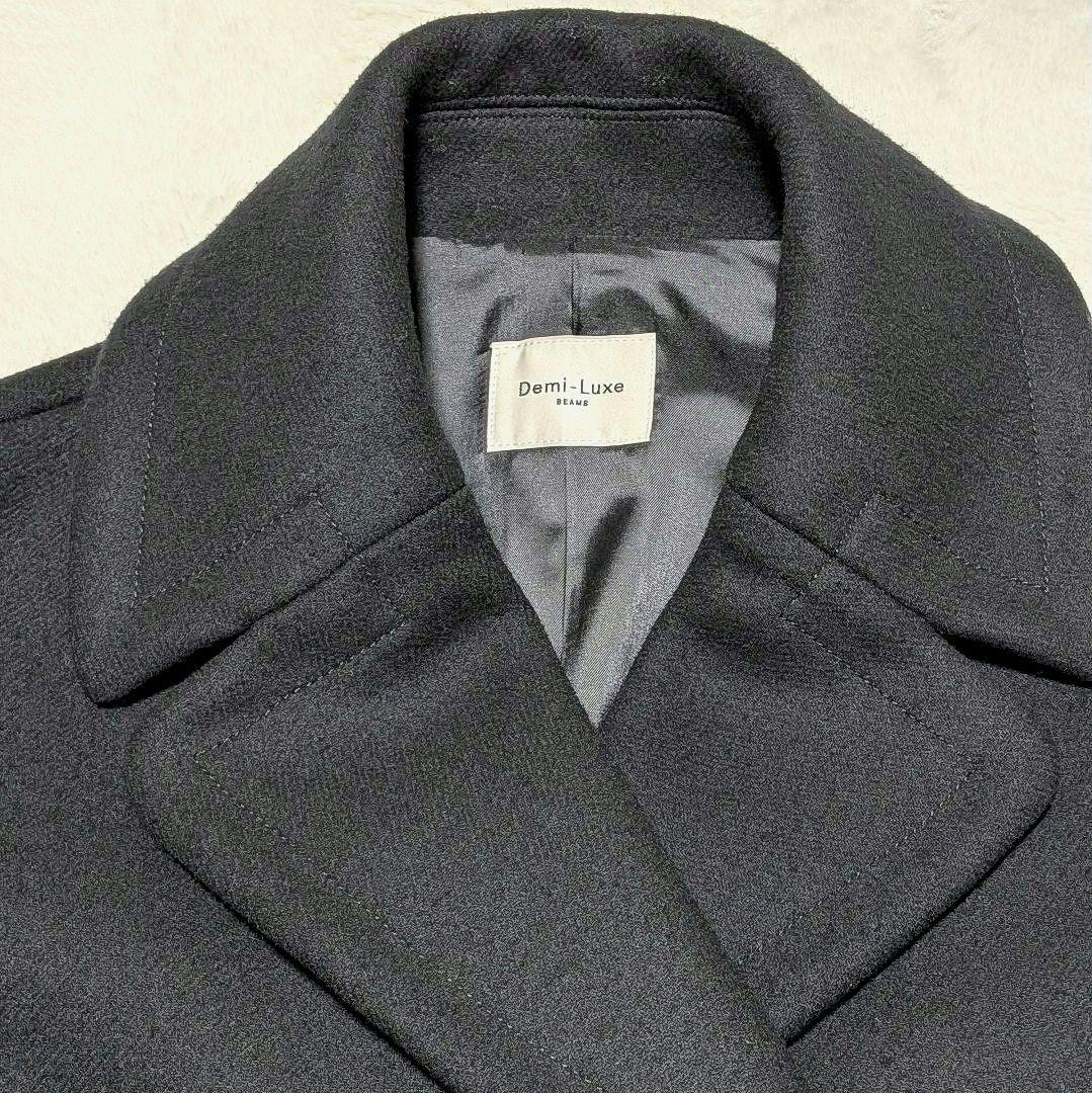 極美品✨Demi-Luxe BEAMS メルトン ショートコート ブラック Ｓ