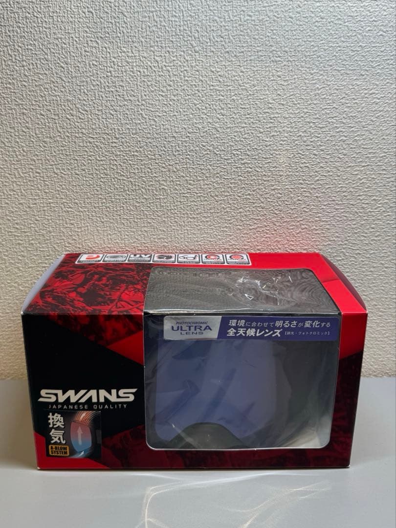 【サイン入り】24-25 SWANS ULTRA調光ミラー ゴーグル 【NBK】