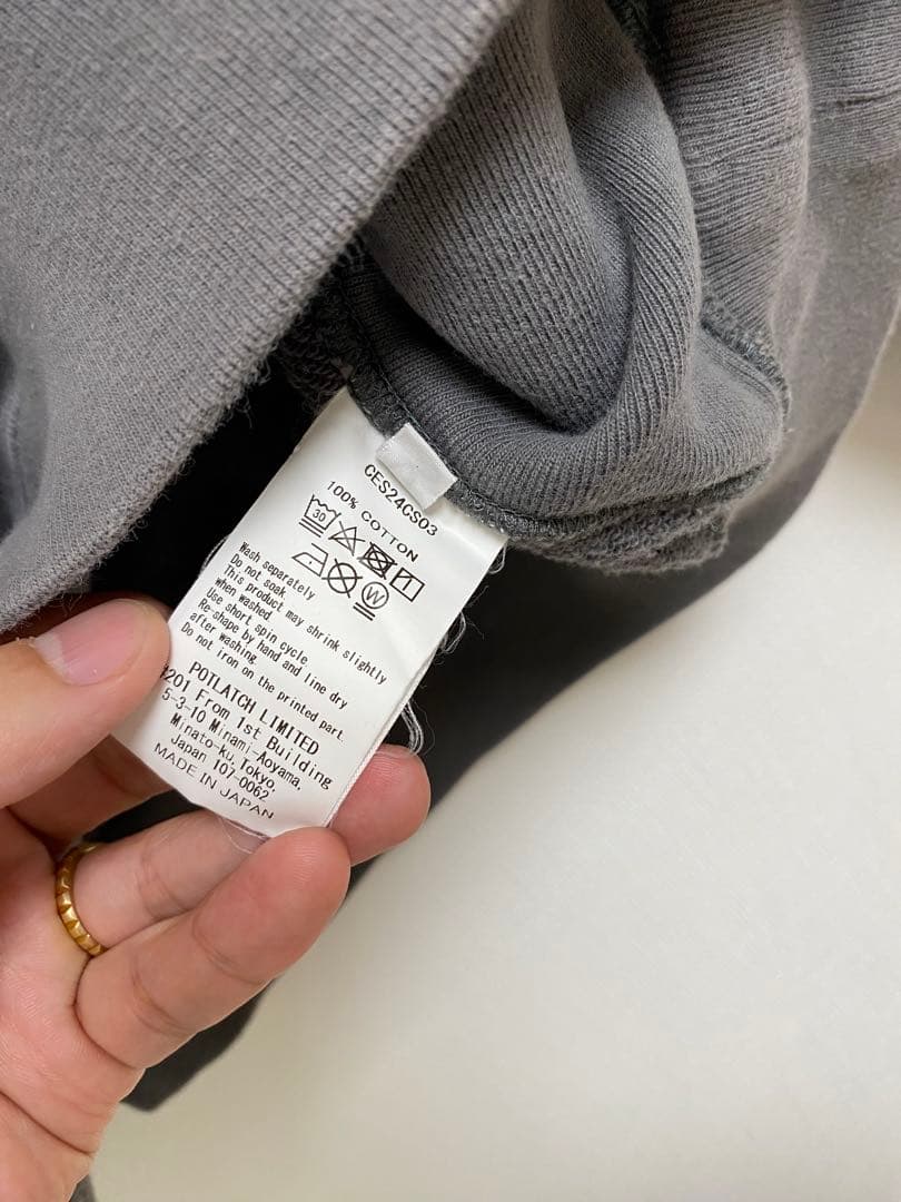 トップス C.E WASHED AFTER EFFECT CREW NECK L