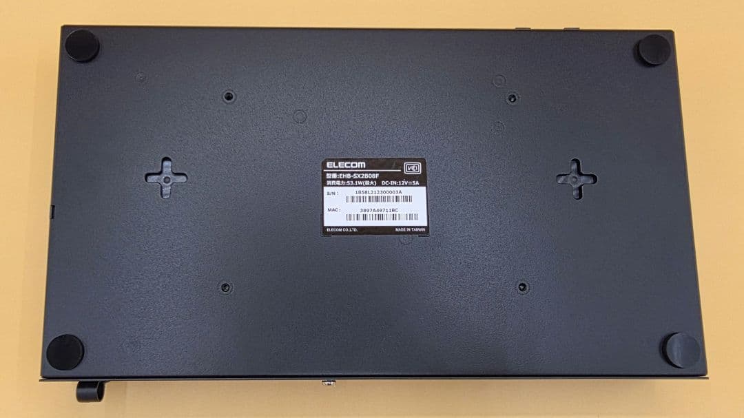 ELECOM 10G対応 L2スマートスイッチ EHB-SX2B08F ①