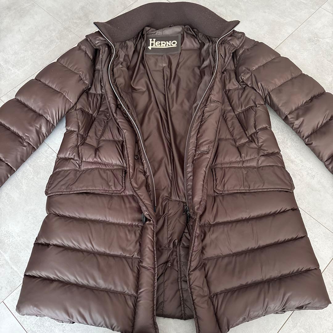 HERNO ブラウン ダウンジャケット