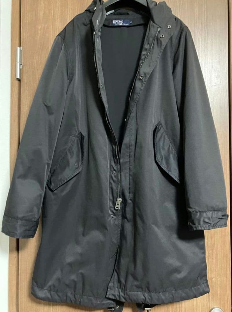 レア⭐セール⭐ラルフローレン⭐ミリタリーモッズコートm-51黒ブラックМインナー