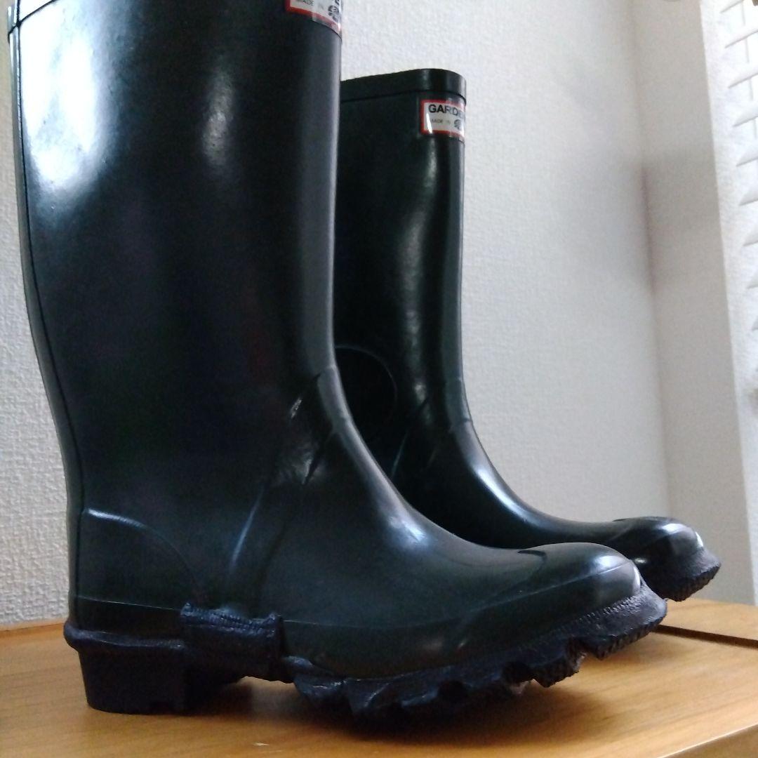 スコットランド製　長靴　レインブーツ　ラバーブーツ　ゴム靴　未使用保管品