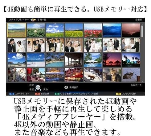 ４Ｋ高画質４９インチ　インターネットテレビ ２０１６年Panasonic製