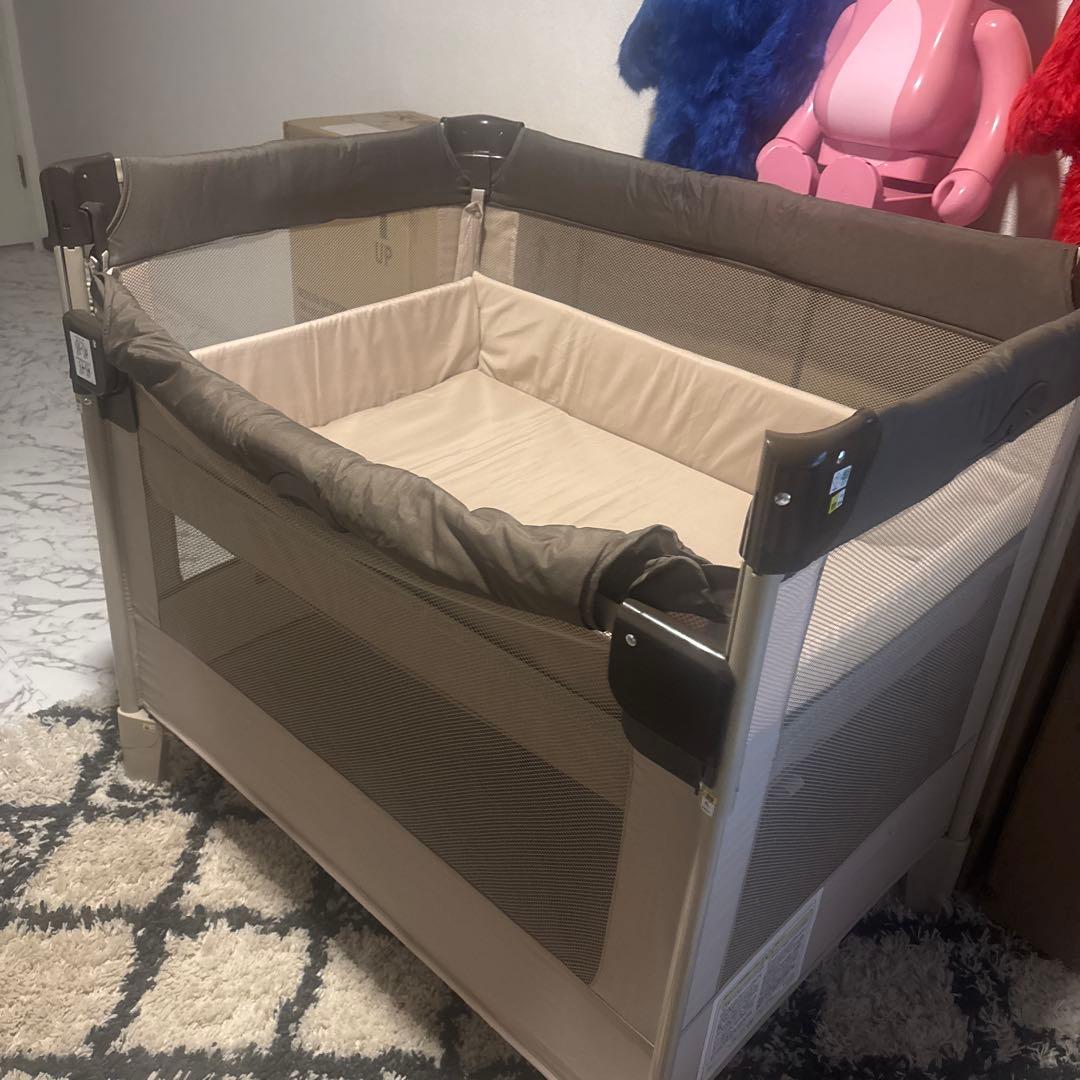 美品 アップリカ COCONEL ココネルエアー ベビーベッド 66041