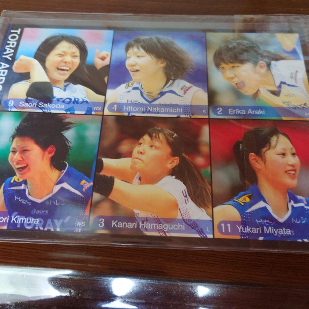 東レアローズ女子、下敷きセット