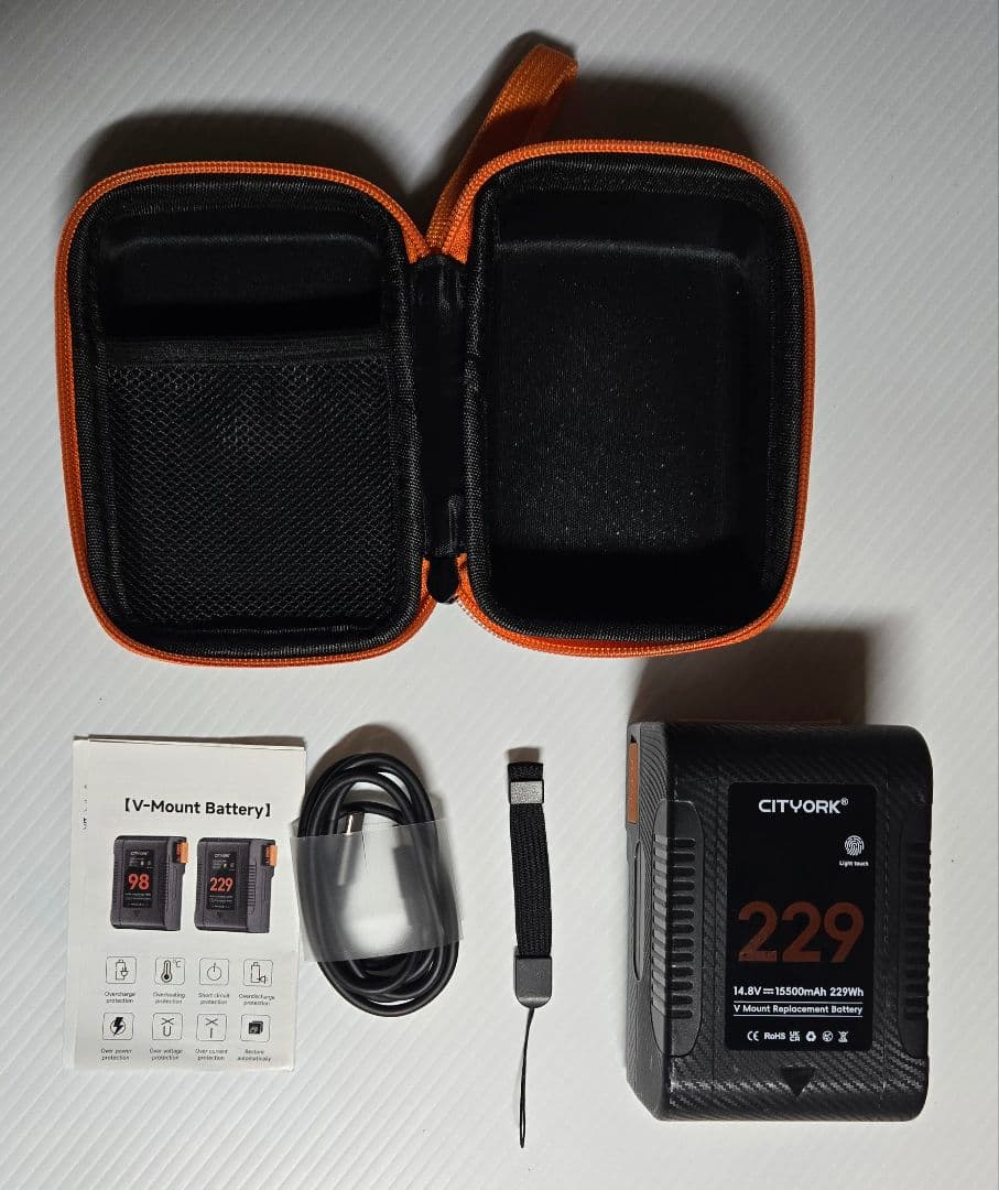 229Wh Vマウントバッテリー アダプタープレート neewer