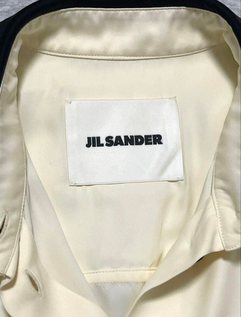 JIL SANDER 長袖シャツ アイボリー/ブラック