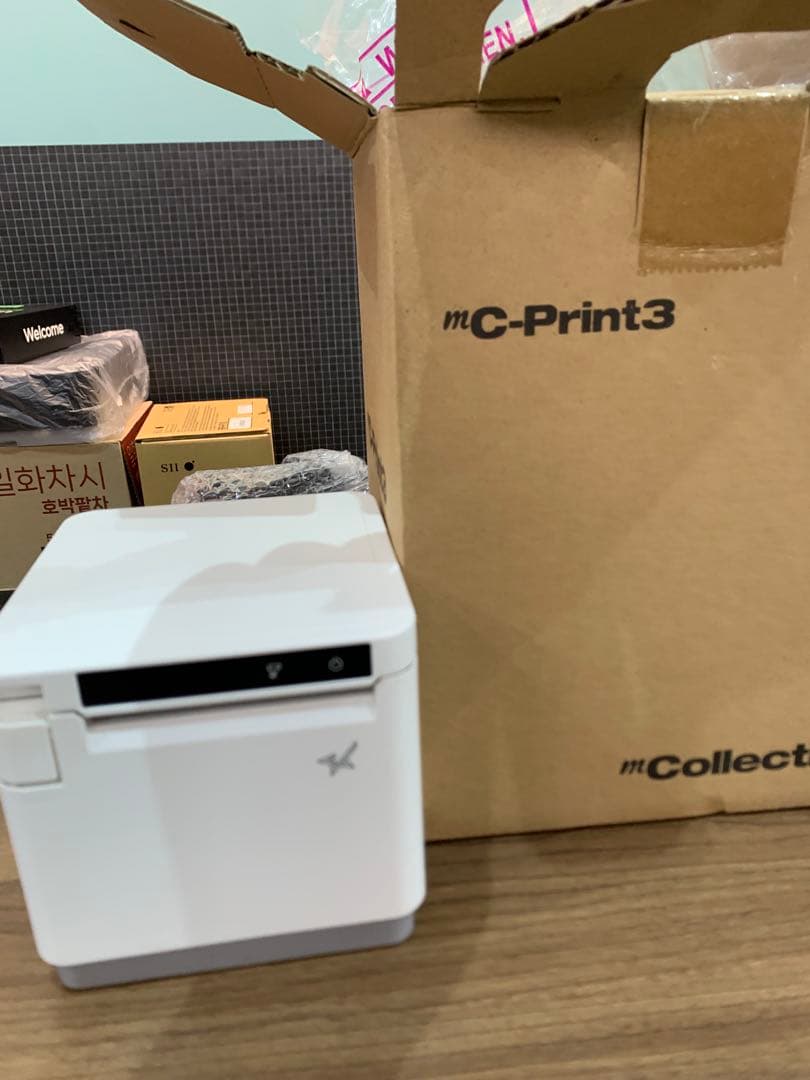 美品mC-Print3 レジプリンター MCP31LBNH JP ホワイト