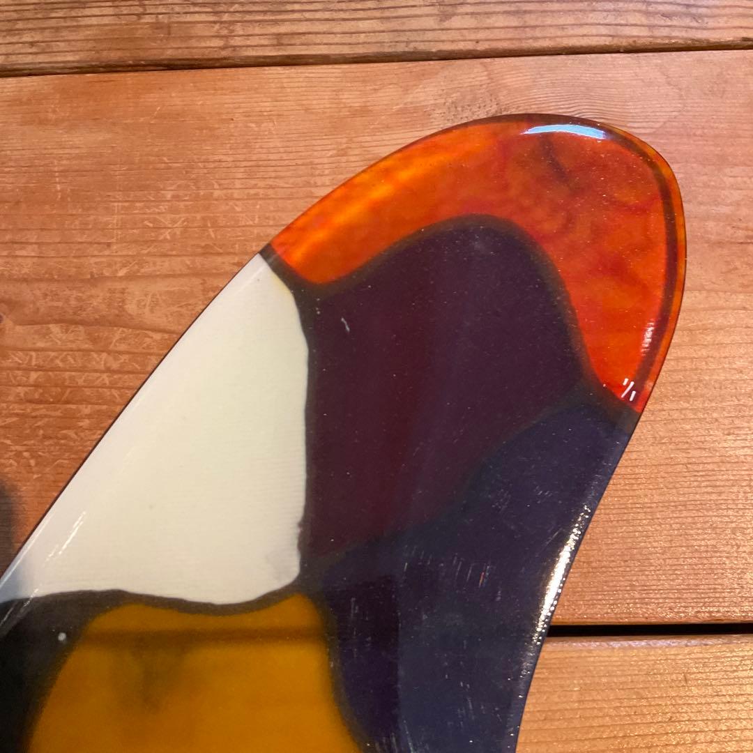 レインボーフィン Quintal 10 ロングボード　ステンドグラスフィン