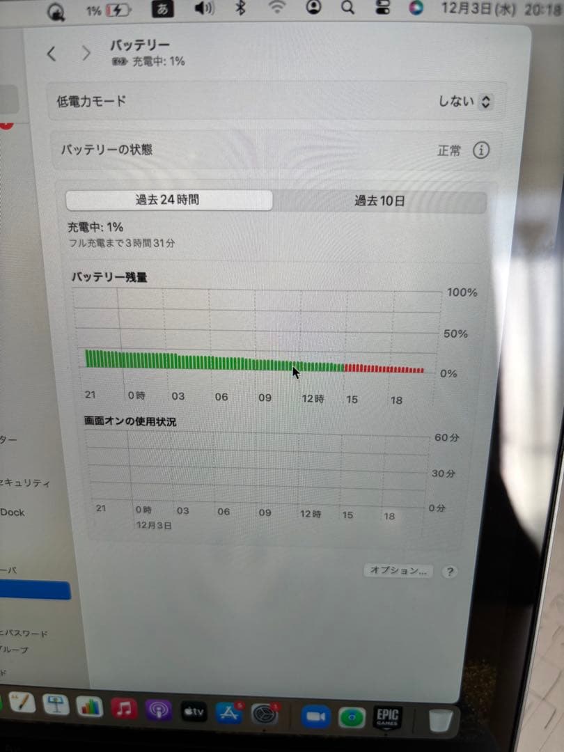 MacBook Air スペースグレイ13インチ2019 i5 256GB