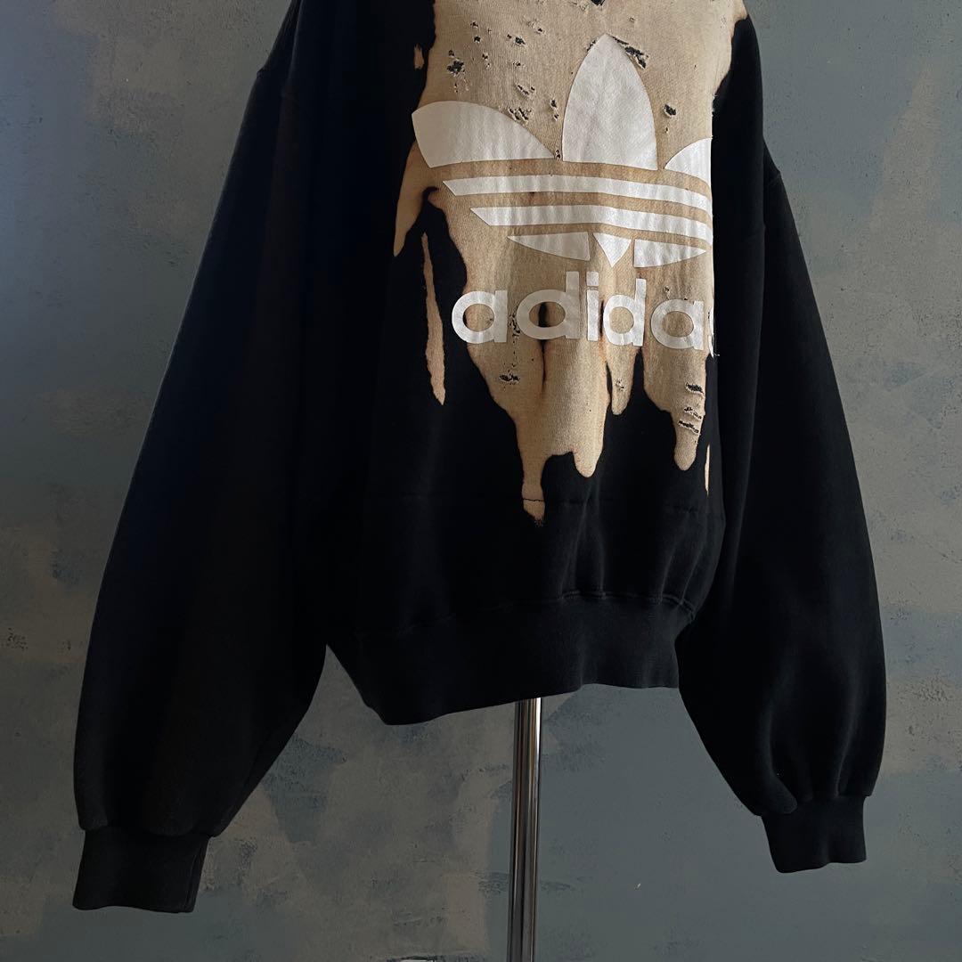 80's”万国旗“adidas”USA製“両面プリント“常田“sweat