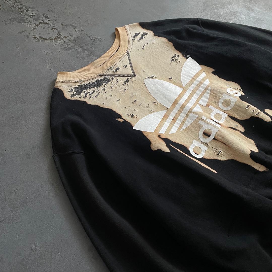 80's”万国旗“adidas”USA製“両面プリント“常田“sweat