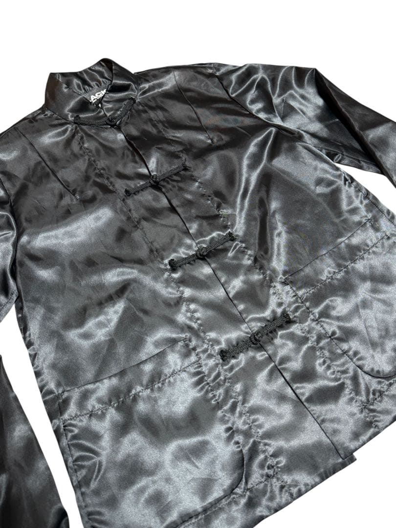 BLACK COMME des GARCONS サテンチャイナジャケット