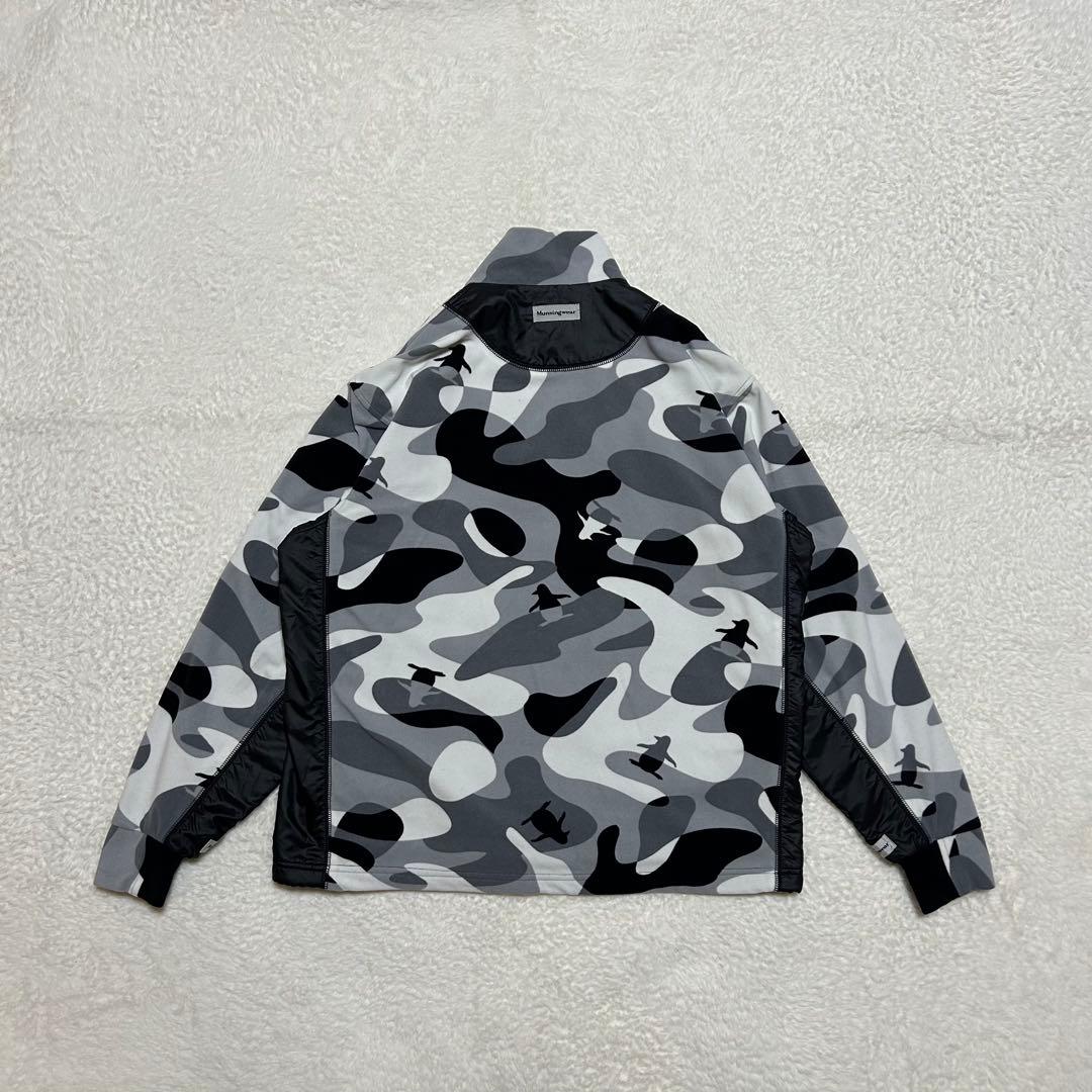 マンシングウェア グランドスラム ライナー付 中綿 ジャケット ブルゾン 黒 M