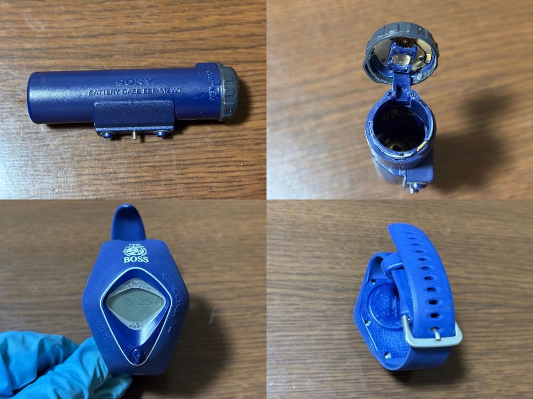 SONY MDウォークマン MZ-E7W BOSS仕様 傷あり 読み込み確認済み