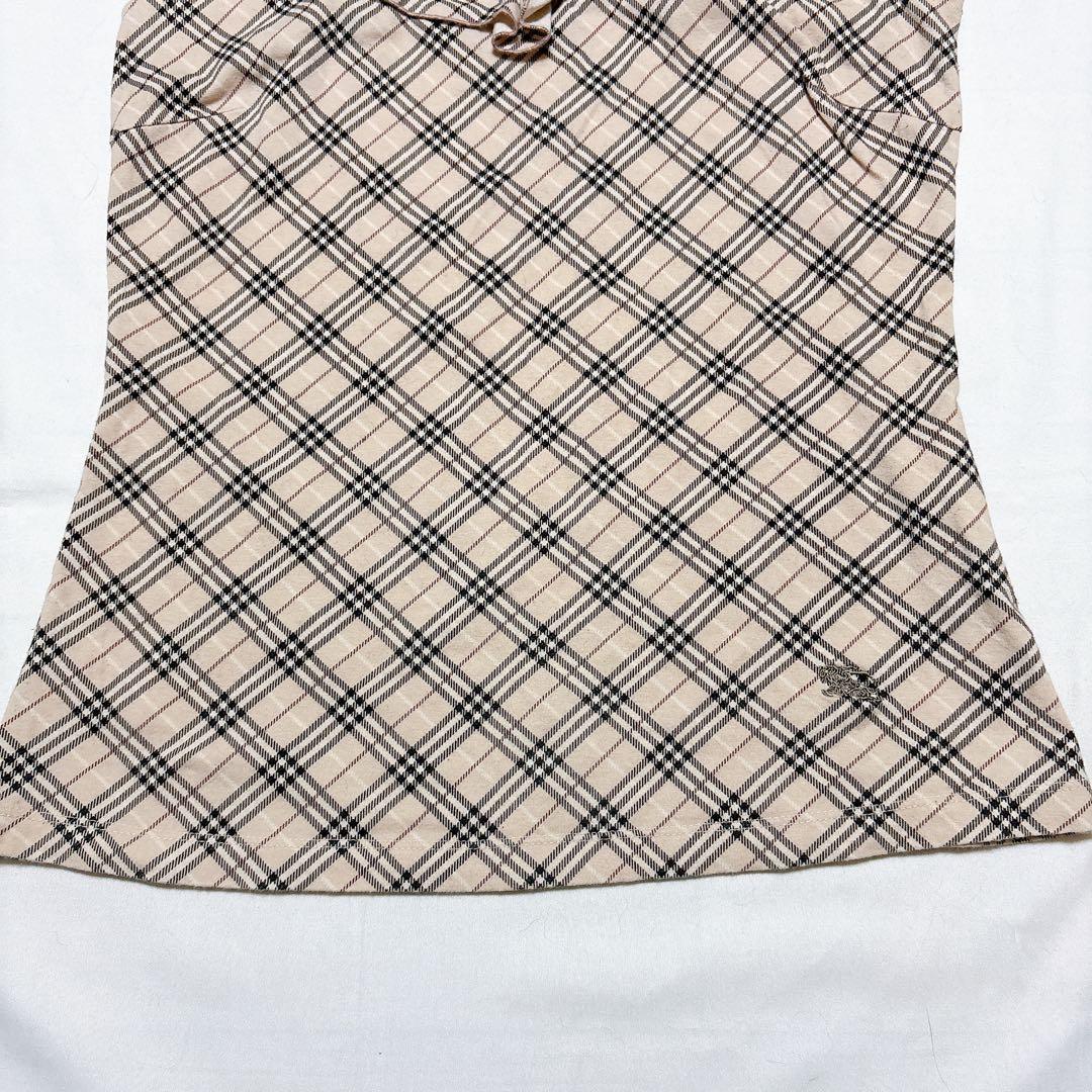 BURBERRY BLUE LABEL ピンク ノバチェック キャミソール