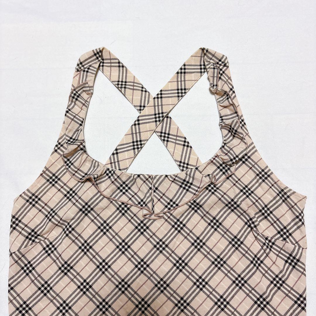 BURBERRY BLUE LABEL ピンク ノバチェック キャミソール