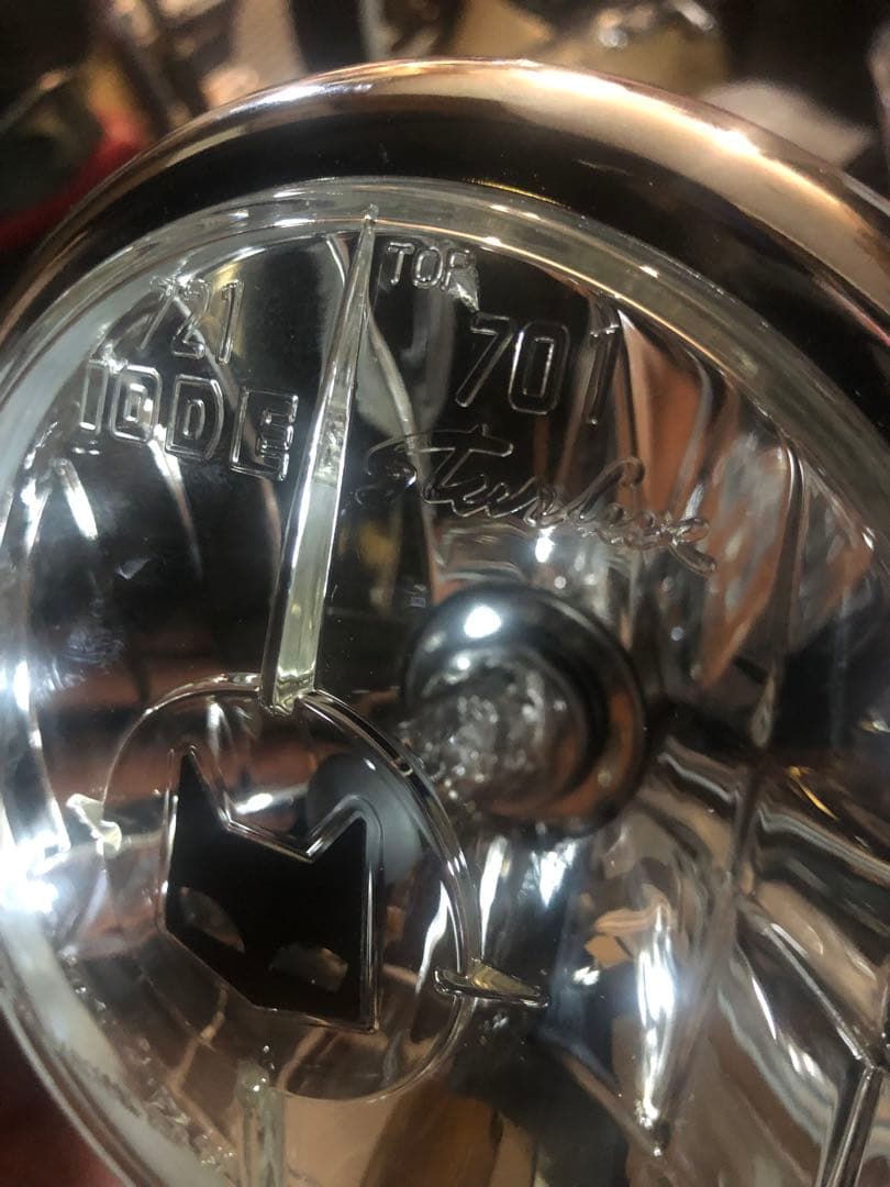 S.E.V.MARCHAL製 721・701 マーシャルヘッドライトクリアレンズ