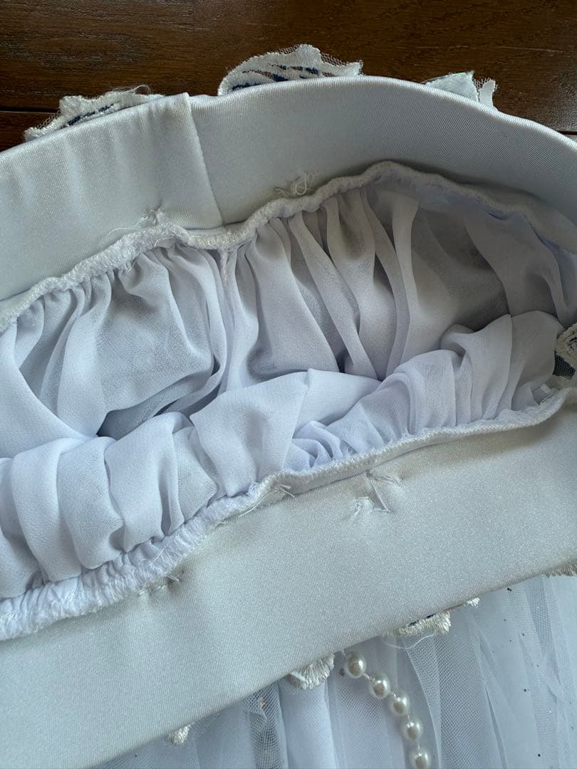 ホワイト ベリーダンス セットアップ　衣装