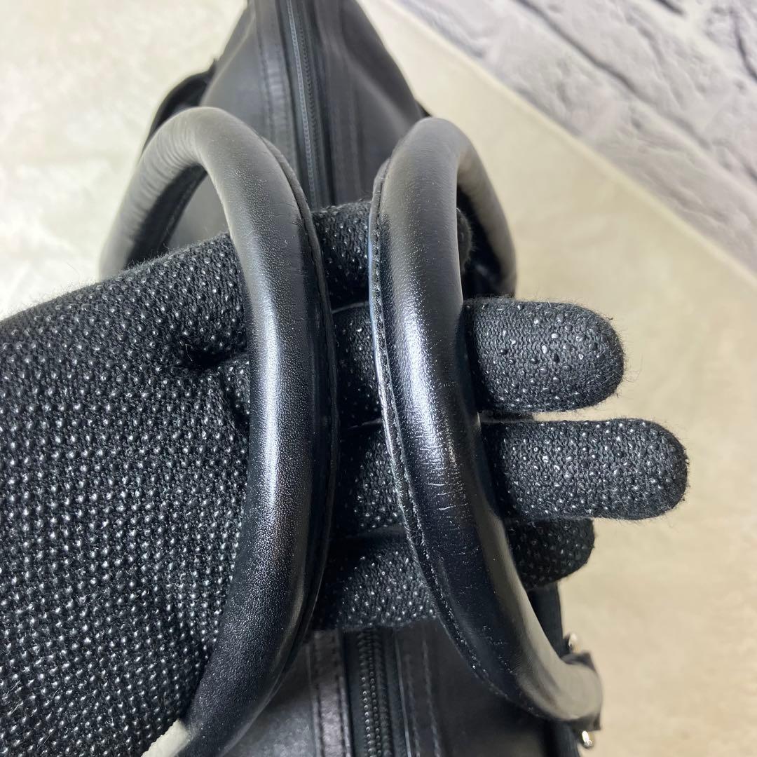 コーチ✨オールレザー 本革 エンボス A4 2way ビジネスバッグ 黒