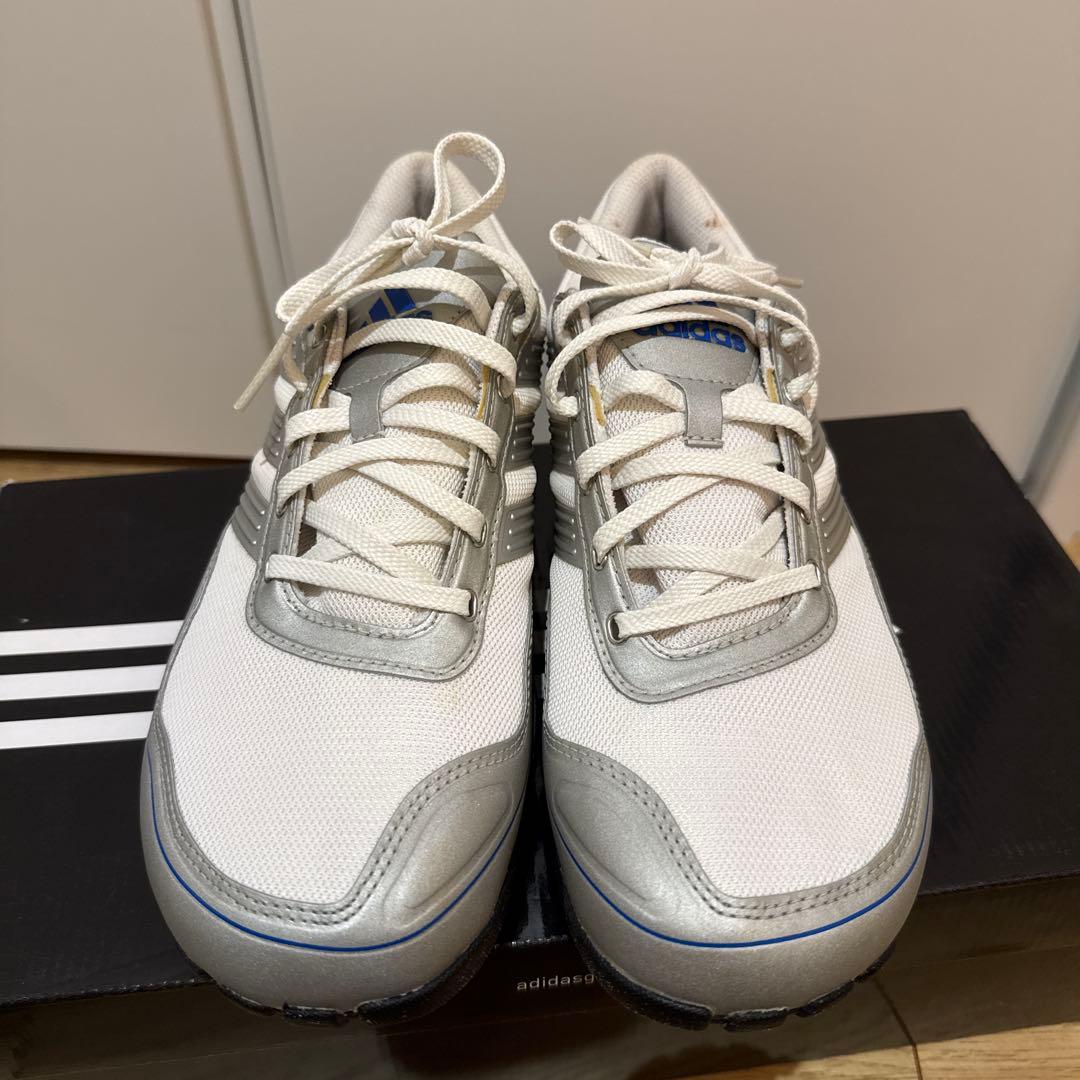 adidas ゴルフシューズ ホワイト/シルバー