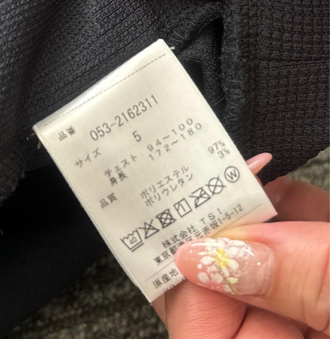 パーリーゲイツ パーカー　ワッフル　赤ロゴ