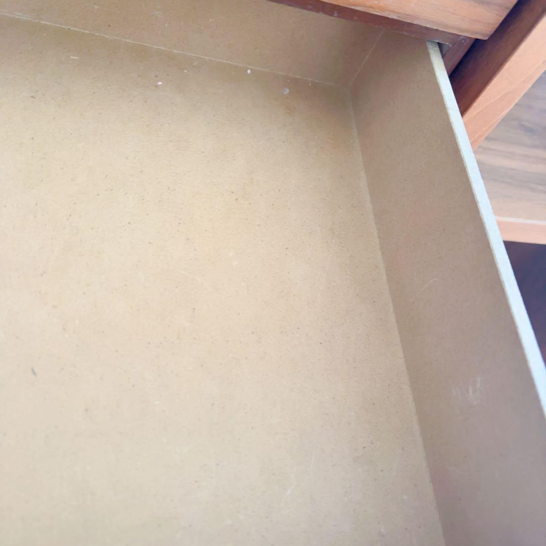 無印良品 スタッキングシェルフ 3×3 ウォルナット収納＋引き出し2個