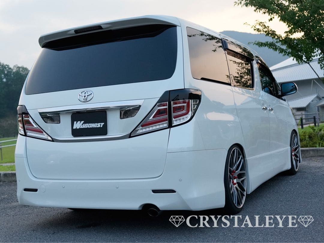 新品20ヴェルファイア/アルファード用ファイバーフルLEDテールV3クリアー