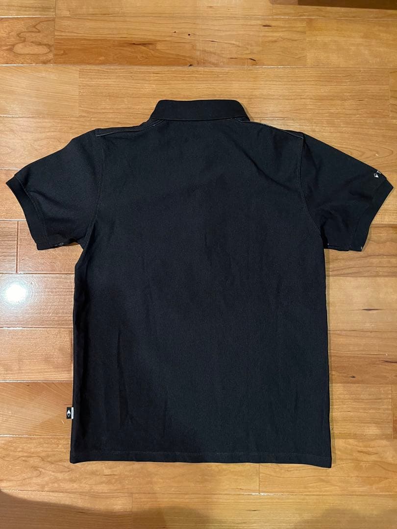美品！風を通しにくい素材　マークアンドロナ　TR メンズポロ Mブラック