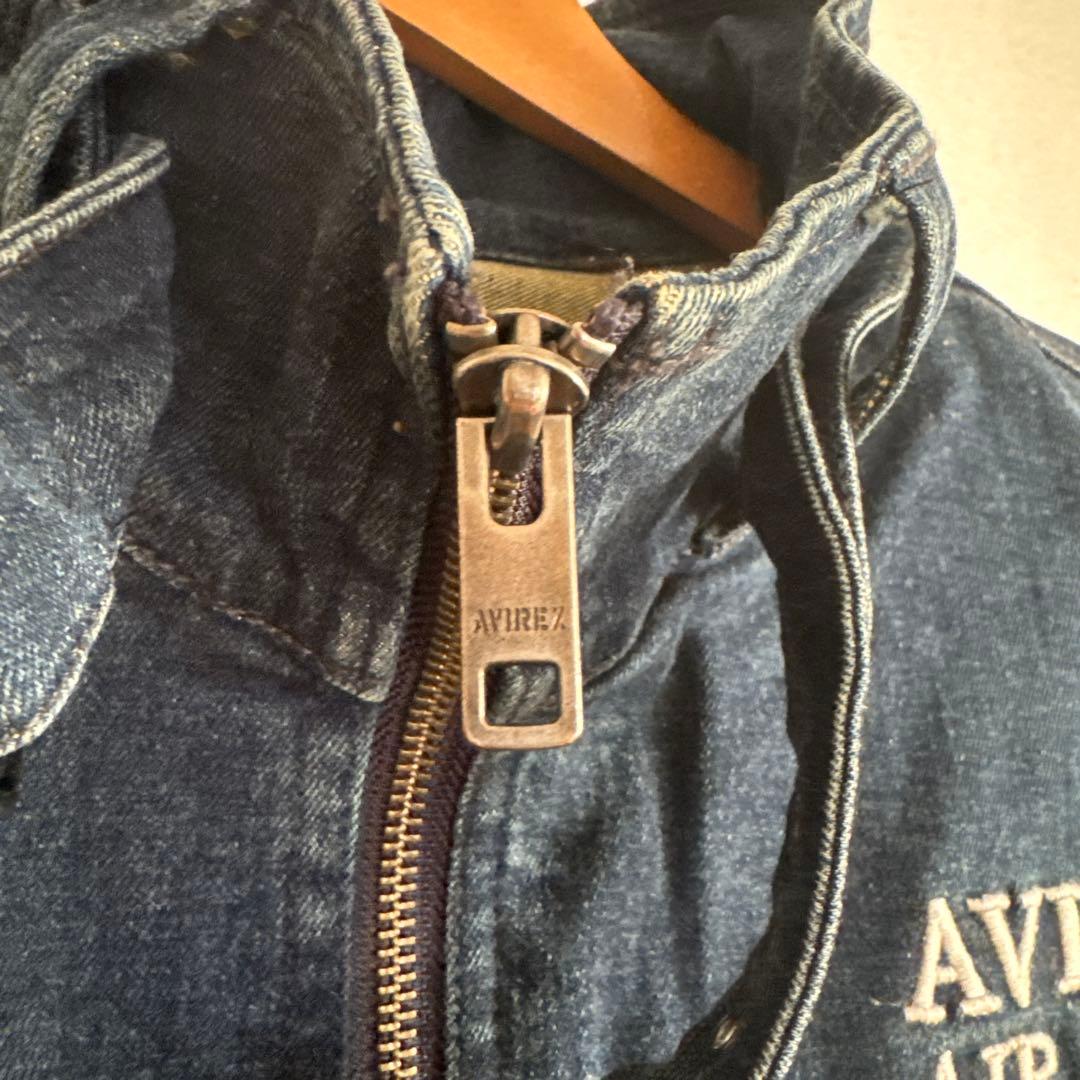 秀*隆様 AVIREX デニムオーバーオール　つなぎ　未使用