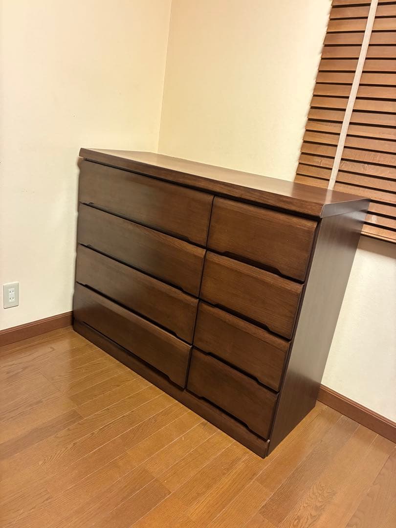 約4万　美品　人気大川家具　収納タンス☆直接引き渡し限定品