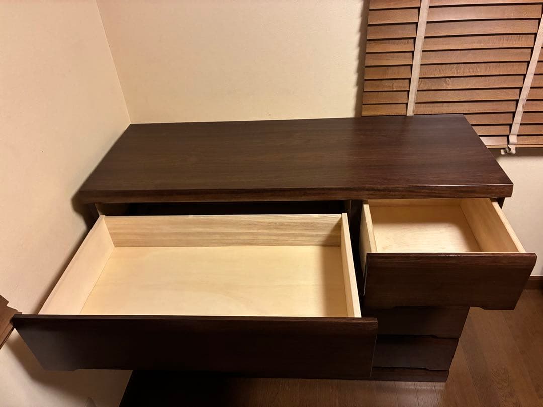 約4万　美品　人気大川家具　収納タンス☆直接引き渡し限定品