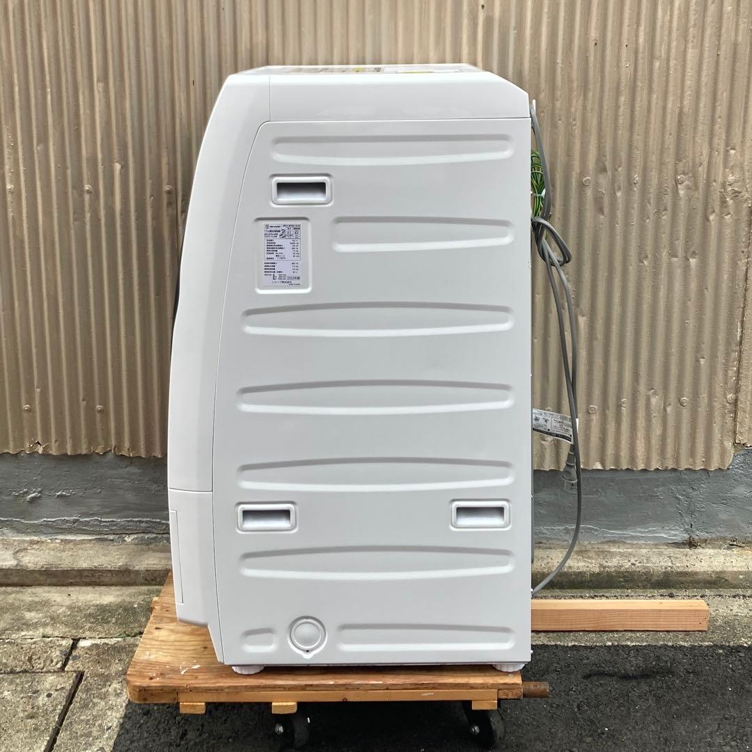SHARP ドラム式洗濯乾燥機　ES-S7H-WR