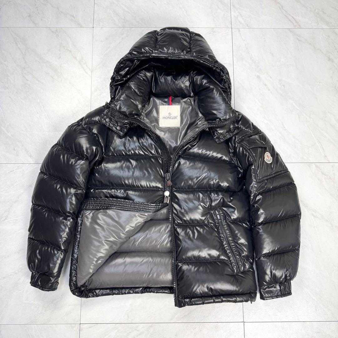 極美品 モンクレール MAYA マヤ ダウンジャケット　フード ブラック 0